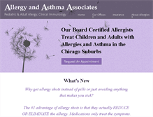Tablet Screenshot of allergyasthmadocs.com
